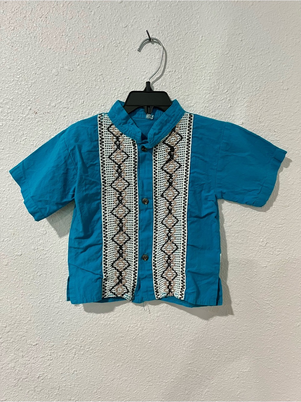 Artisan Made in Mexico Boys Button Up Shirt Size 4T
